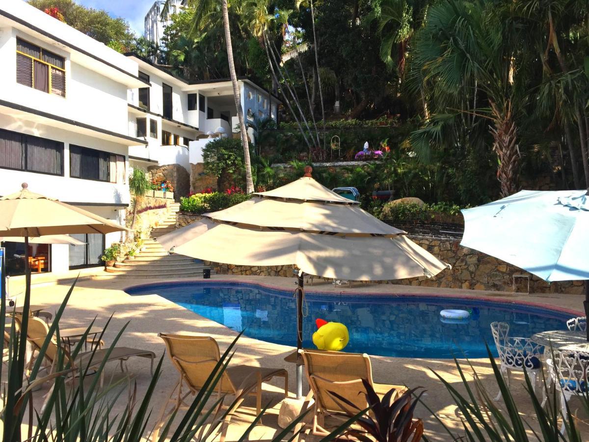 Villa Palmitas Acogedor Departamento Nivel Piscina Gigante Jardines อากาปุลโก ภายนอก รูปภาพ