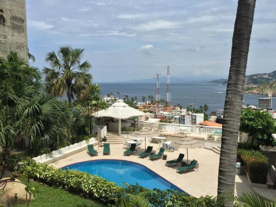 Villa Palmitas Acogedor Departamento Nivel Piscina Gigante Jardines อากาปุลโก ภายนอก รูปภาพ