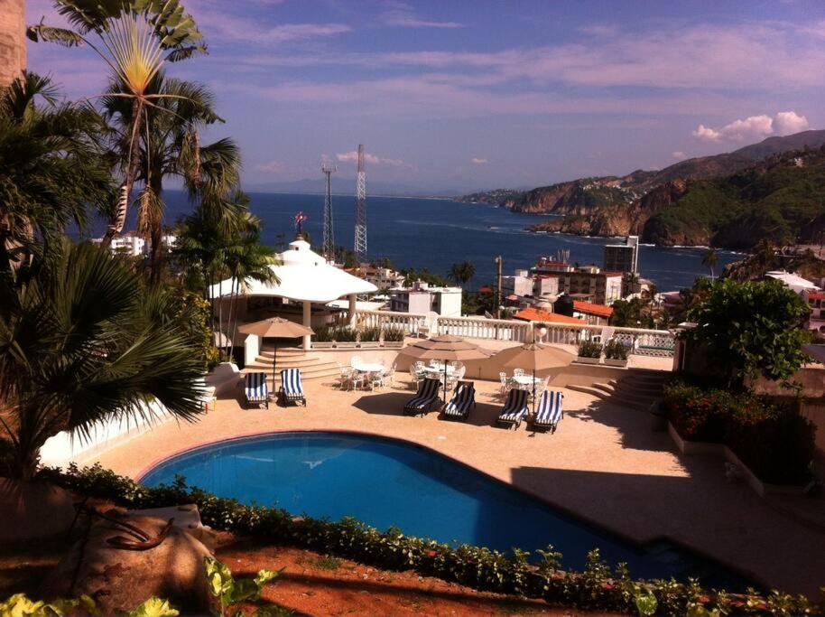 Villa Palmitas Acogedor Departamento Nivel Piscina Gigante Jardines อากาปุลโก ภายนอก รูปภาพ