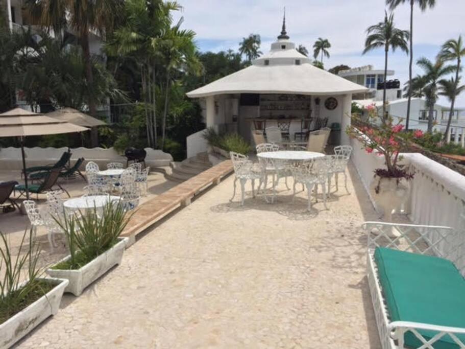 Villa Palmitas Acogedor Departamento Nivel Piscina Gigante Jardines อากาปุลโก ภายนอก รูปภาพ