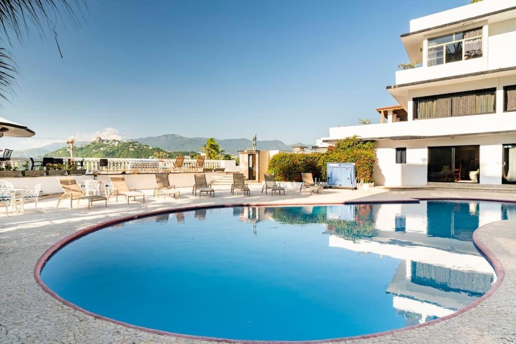 Villa Palmitas Acogedor Departamento Nivel Piscina Gigante Jardines อากาปุลโก ภายนอก รูปภาพ